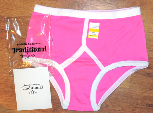 Mens pink front - mens, y-front