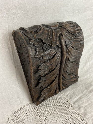 Large antique c19th carved - c19th,
