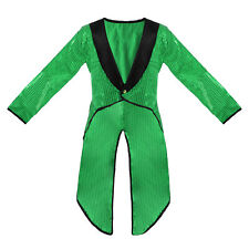 GREEN SEQUIN TAILCOAT UNISEX