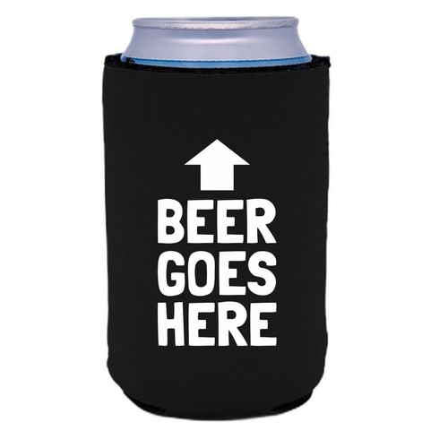 Beer goes here neoprene - here,