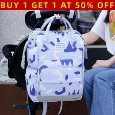 Purple Multifunctional Baby Diaper Nappy Backpack Maternity Mummy Changing Bag