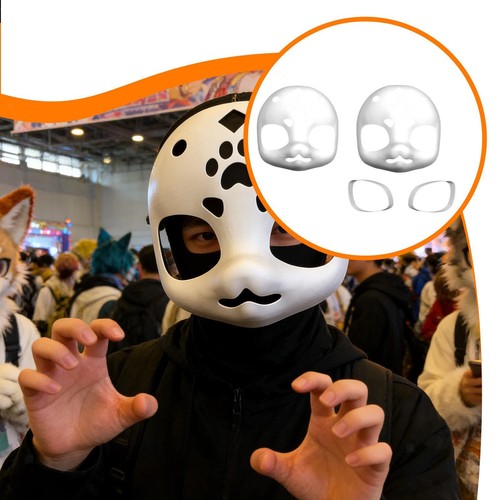 Easy wear fursuit head - fursuit,