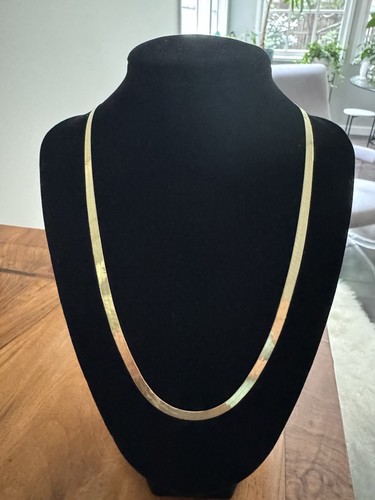 14k inch mm herringbone - 14k,