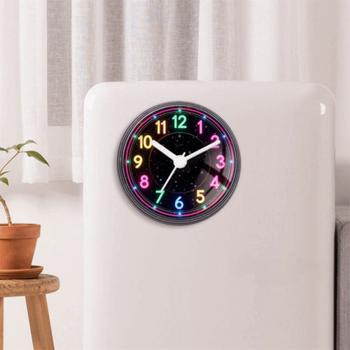 Wall clock neon - wall,