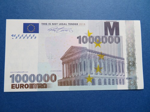 Million euros novelty - million,