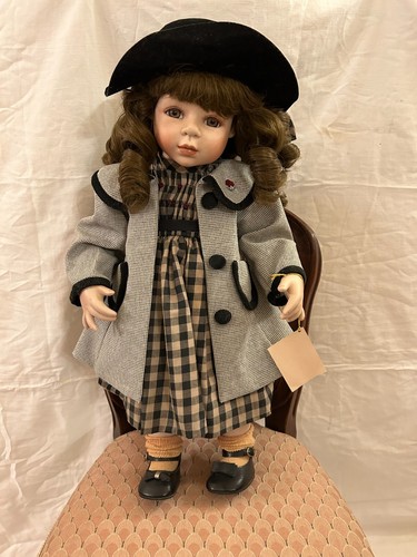 Edw porcelain doll belinda - doll,