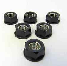 Yamaha FZR250R 1989-1994 6 Black Aluminium Sprocket Nuts