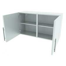 1000mm Double Wall Unit White