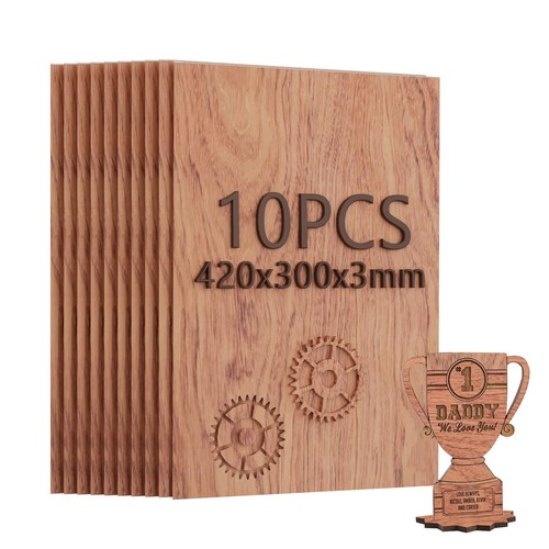 10pcs 3mm black walnut - 10pcs,