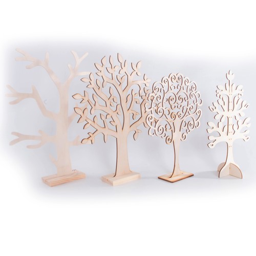 Wooden jewellery stand tree - jewellery,