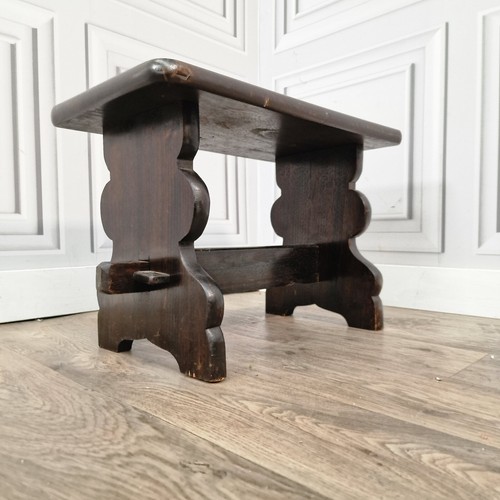 Antique small side table oak - antique,