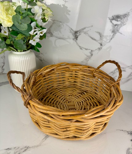 Vintage rustic wicker rattan - vintage,