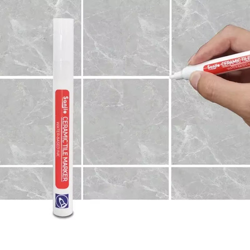 Waterproof white grout marker - waterproof,