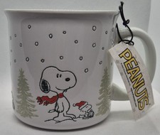 T.K Maxx/Homesense Peanuts X Snoopy 'Happy Holidays' Christmas Themed Mug