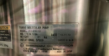 Shimadzu Turbo Molecular Pump FT-2301D with VAT BS-Heizung  252265 gate valve