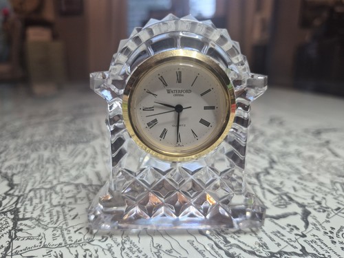 Waterford crystal desk clock - crystal,
