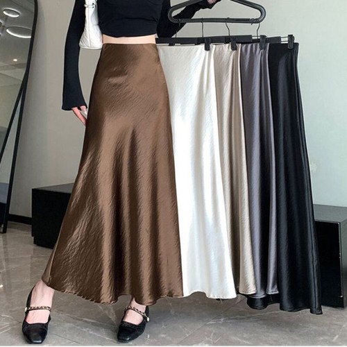 Women line satin - women, a-line