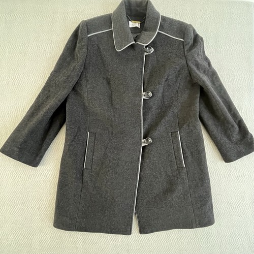Eastex coat grey wool - coat,