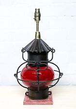 Table Lamp Ships Lamp Upcycled