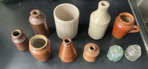 Stoneware bottles jars and - stoneware, bottles,