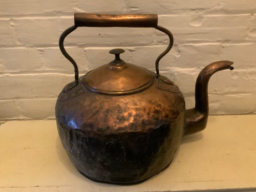Large antique hammered - ,