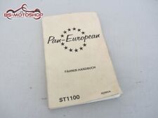 Honda ST 1100 Driver's Guide Operating Instructions 20685