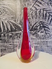 SUBMERGED MURANO DROP VASE-Flavio POLI-empty-few-SEGUSO-soliflower
