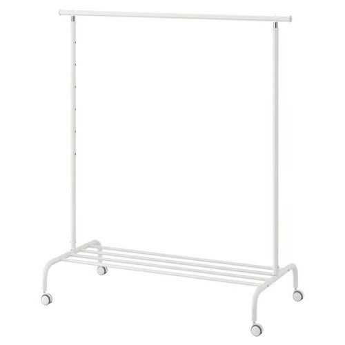 Ikea rigga clothes rack - clothes, white