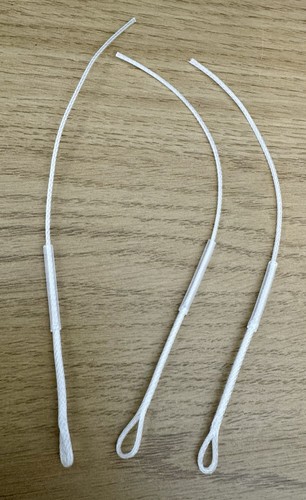 Clear braided leader loops - 3,