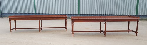 Huge matching pair - of, mahogany