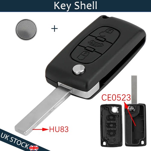 Remote key fob case button - remote, +