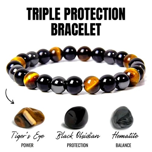 Triple protection gemstone - protection,
