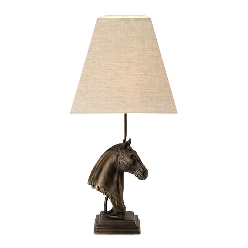 Table lamp horse - horse, bust
