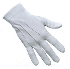 White Gloves Mickey Mouse Mime Santa Fancy Costume Masonic Ceremonial Services 