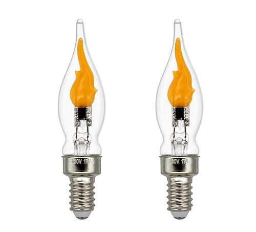 Petite clear led flicker - petite, flame