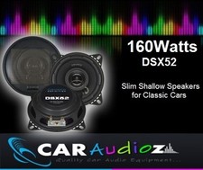 CRUNCH DSX52 160WATTS 5'' 13CM SLIM SHALLOW SPEAKERS FOR CLASSIC CARS