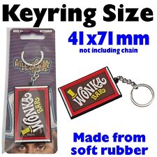 Willy Wonka Bar Keychains