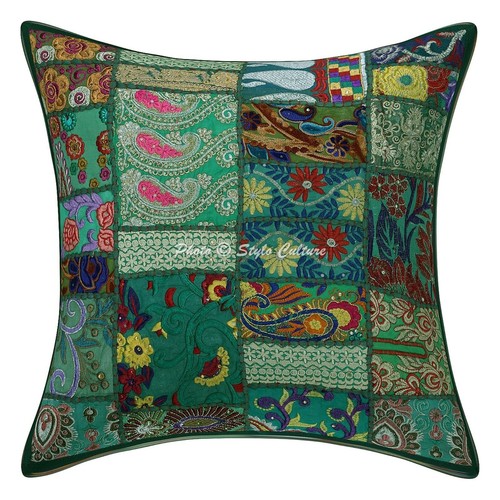 Indian cotton scatter cushion - indian,