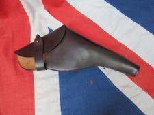 Reproduction British WWI & WWII .455 Webley Revolver BLACK Leather Holster