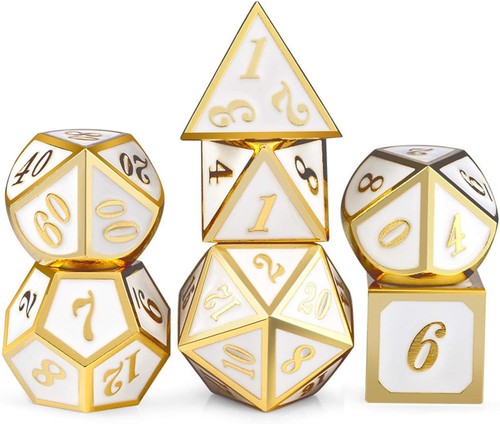 Dnd metal dice set pcs - 7,