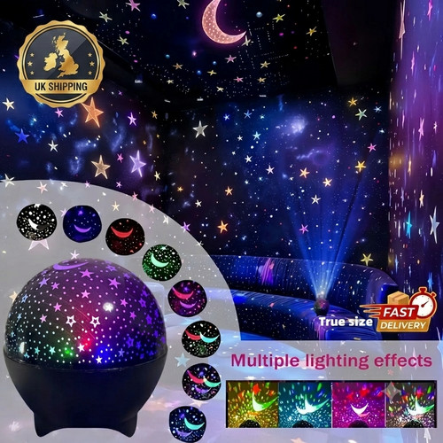 Rotating led galaxy starry - rotating,