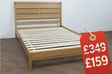 STANDARD DOUBLE BED IN OAK