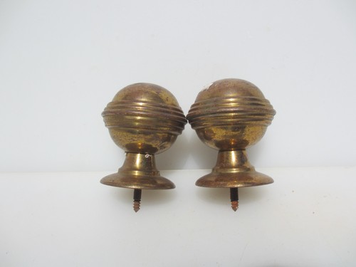 Victorian brass curtain pole - victorian,