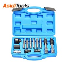 13pcs Alternator Freewheel Pulley Removal Socket Bit Set Garage Service Tool Kit