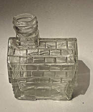 Vintage Clear Glass Inkwell