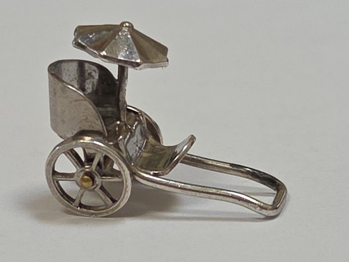 Sterling silver pedicab - sterling, ~