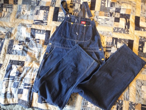 Dickies blue denim bib