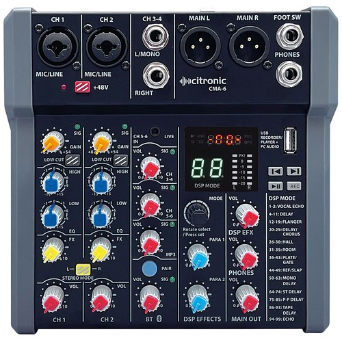 Citronic cma compact mixer - cma-6,