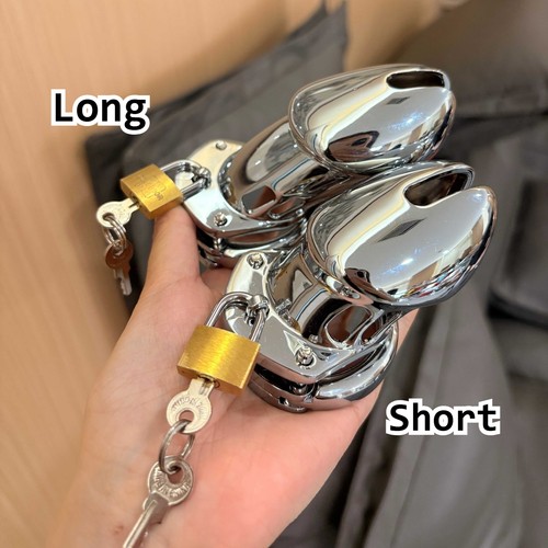 Metal locking chastity penis - metal,