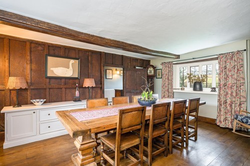 Bespoke large oak dining table - dining,